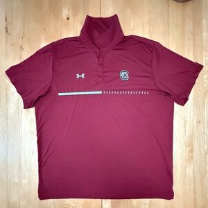 Under Armour Men's Garnet USC Sideline Polo Shirt